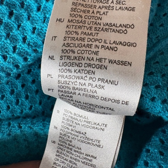 ⭐️H&M Divided Mesh Eyelet Half Sleeve Pullover Sweater - Picture 8 of 8